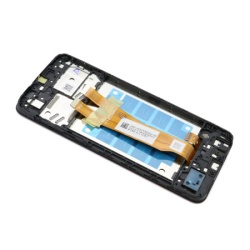 Lcd za samsung a032 (a03 core 2022) + touchscreen + frame black full org (gh81-21711a) ( LCD9143 )-2