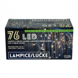 LED lampice 2x0,5m, 76L, moguć ( 52-191000 )