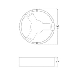 Ledvance Nosač za ugradni LED panel 18W   ( 4058075709942E )-2