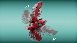 Lego Asoka Tanin T-6 džedajski brod ( 75362 ) - Img 13