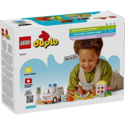 Lego duplo town ambulance  and  driver ( LE10447 ) -2