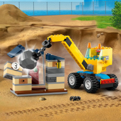 Lego Građevinski kamioni i kran sa kuglom ( 60391 ) - Img 6