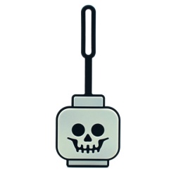 Lego Minifigure etiketa za torbe i prtljag: Kosturko koji svetli u mraku ( 53648 )