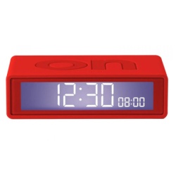 Lexon flip+ travel Reverzibilni sat sa alarmom, crveni ( LR151R9 )