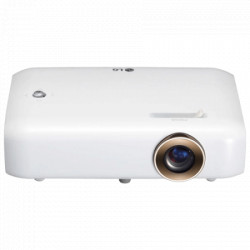 LG PH510PG LED projector with built-In battery, HD (1280x720), bluetooth, Wifi, RGB, HDMI, USB, 2x1W speakers, 3D optimizer, white - Img 1