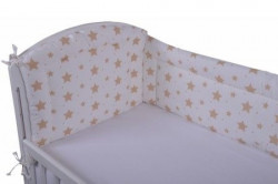Lillo&Pippo,ogradica za krevetac,"Zvezdice",3401-BT,bež,60x120x60CM ( 7080198 ) - Img 2