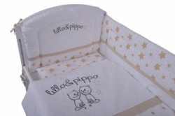 Lillo&Pippo,punjena posteljina,"Zvezdice",(6delova),3201-BT,bež,80X120 ( 7190038 ) - Img 2