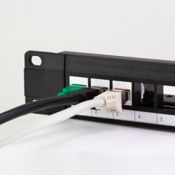 Logilink 19' Patch Panel 1U, 24 prazan, sa nosačima kabla NK4065 ( 6231 )-2