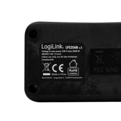 Logilink produžni kabl 3 mesta, prekidač, 1.5m, crni ( 5512 )-3