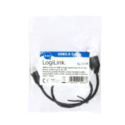 Logilink USB 2.0 Type C kabl, USB - C/M na USB - A/M 0.3m ( 5811 )-2