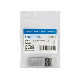 Logilink USB adapter USB-A/M na USB-C/F, srebrni ( 5531 )-2