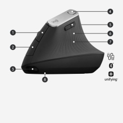 Logitech 910-005448  MX Vertical Advanced  Ergonomic Miš  ( 6723 )-2