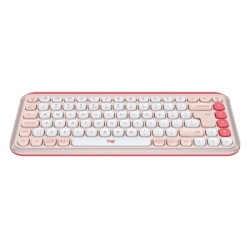 Logitech pop icon keys - rose - us int'l - bt  - intnl-973 ( 920-013073 ) -2