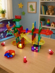 Magnetne Kocke Magnetni konstruktor light rolling balls 120 delova Magnetne kocke ( SW12768 )