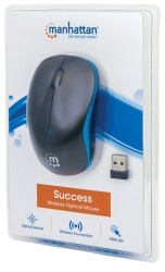 Manhattan Success 179416, Black/Blue Miš Wireless -3