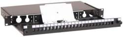 Masterlan Patch panel 24 Simplex SC sa kasetom, bez modula, crni ( 5635 )-4