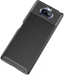 MCTK74-IPHONE 14 pro futrola carbon fiber silicone black (229) - Img 2