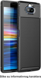 MCTK74-Realme GT Futrola Carbon Fiber Silicone Black - Img 2