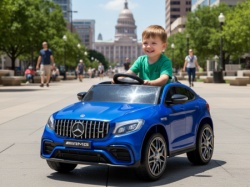 Mercedes – Benz AMG GLC 63S coupé Plavi Dečiji Licencirani Džip