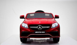 Mercedes GLE 63 AMG Licencirani Auto na akumulator sa kožnim sedištem i mekim gumama - Crveni - Img 3