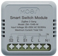 Moes zm-105-m-ms dimer modul (hidden) 2 prekidaca smart zigbee ( 400-1198 )