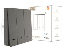 Moes zs-b-eu3-gy-ms pametni prekidac sa 3 prekidaca sivi smart zigbee ( 400-1154 )