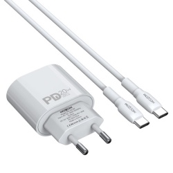 Moxom mx-hc151 20w type-c na type-c beli Kucni punjac ( P1229 )-1