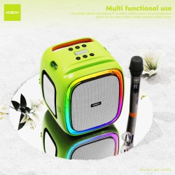  Moxom mx-sk93 100w zvucnik bluetooth sa mikrofonom zeleni ( zv1161 )-5