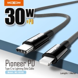 Moxom Usb data kabal mx-cb136 pd 30w type-c na lightning 1m crni ( U2092 )-3