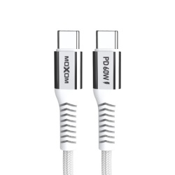 Moxom Usb data kabal mx-cb235 pd 60w type-c na type-c 1m beli ( U2080 )-1
