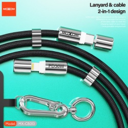 Moxom Usb data kabal mx-cb313 type-c to lightning strap plavi ( U2142 )-4