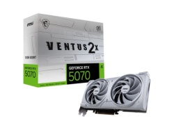 Msi g5070-12v2cw rtx5070 ventus 2x oc nvd/12gb/gddr7/192bit/bela Graficka karta ( V532-004R )