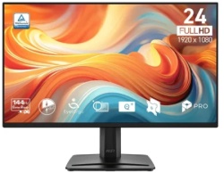 MSI PRO MP245 E14VL VA FHD 1ms, 144Hz VGA/HDMI Monitor 24