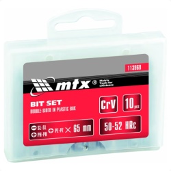 MTX 113969 Set bitova 65mm , SL-SL, Ph-Ph, Pz-Pz, CrV čelik, dvostrani bitovi , 10 delova ( MTX 113969 )