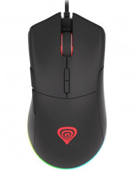 Natac Genesis krypton 290, gaming optical mouse 200-6400 DPI, maximum acceleration 22 G, RGB LED, 7 buttons, USB, black, cable 1,8 m ( NMG- - Img 1