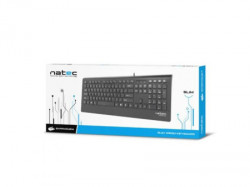 Natec barracuda slim multimedia keyboard US, USB, black ( NKL-0876 )  - Img 4