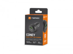 Natec Coney 30W, dual-port car charger black ( NUC-1980 )  - Img 2