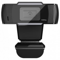 Natec Lori plus webcam, Full HD 1080p, Max. 30fps, HD autofocus, black ( NKI-1672 )  - Img 1