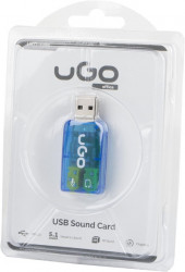 Natec UGO, USB sound card 5.1Ch, 44.1 kHz, 16-bit ( UKD-1085 )  - Img 2