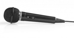 Nedis MPWD01BK karaoke mikrofon, 6.35mm -75dB+/-3dB, Sensitivity, 80Hz-12kHz, 5.0m - Img 4