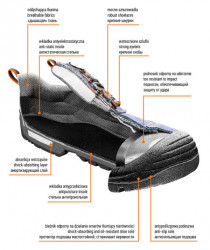 Neo tools cipele kožne hiršne vel 44 ( 82-035 ) - Img 3