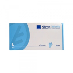 Nitril Rukavice bez pudera Abena L plave 1/100 ( N039 )