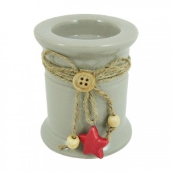 Novogodišnji svečnjak dugmence valjak ( 142247 )