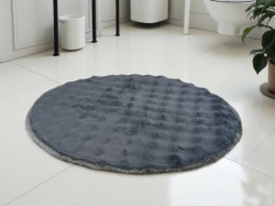 Okrugla Prostirka za kupatilo fi 100cm Tamno siva boja ( VLK000198-tamnosivaboja )