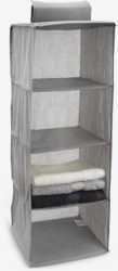 Organizer za odeću 30x84x30cm siva