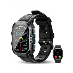 Oukitel BT20 smartwatch sport rugged 350mAh/Heart rate/SpO2/Accelerometer/crno narandasti ( BT20 black-orange ) - Img 1