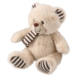 Ozzo plush teddy plišana igračka meda braon 20cm ( 879136 )
