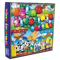 Pangraf 1-puzi puzzle učimo životinje ( 10027 )