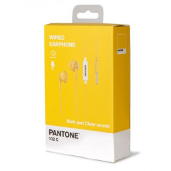 Pantone žičane slušalice u žutoj boji ( PT-WDE001Y ) - Img 3