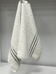 Peškir Stock 50x75cm Dezen S9 Belo/Crna boja ( VLK000940-stockS9 )